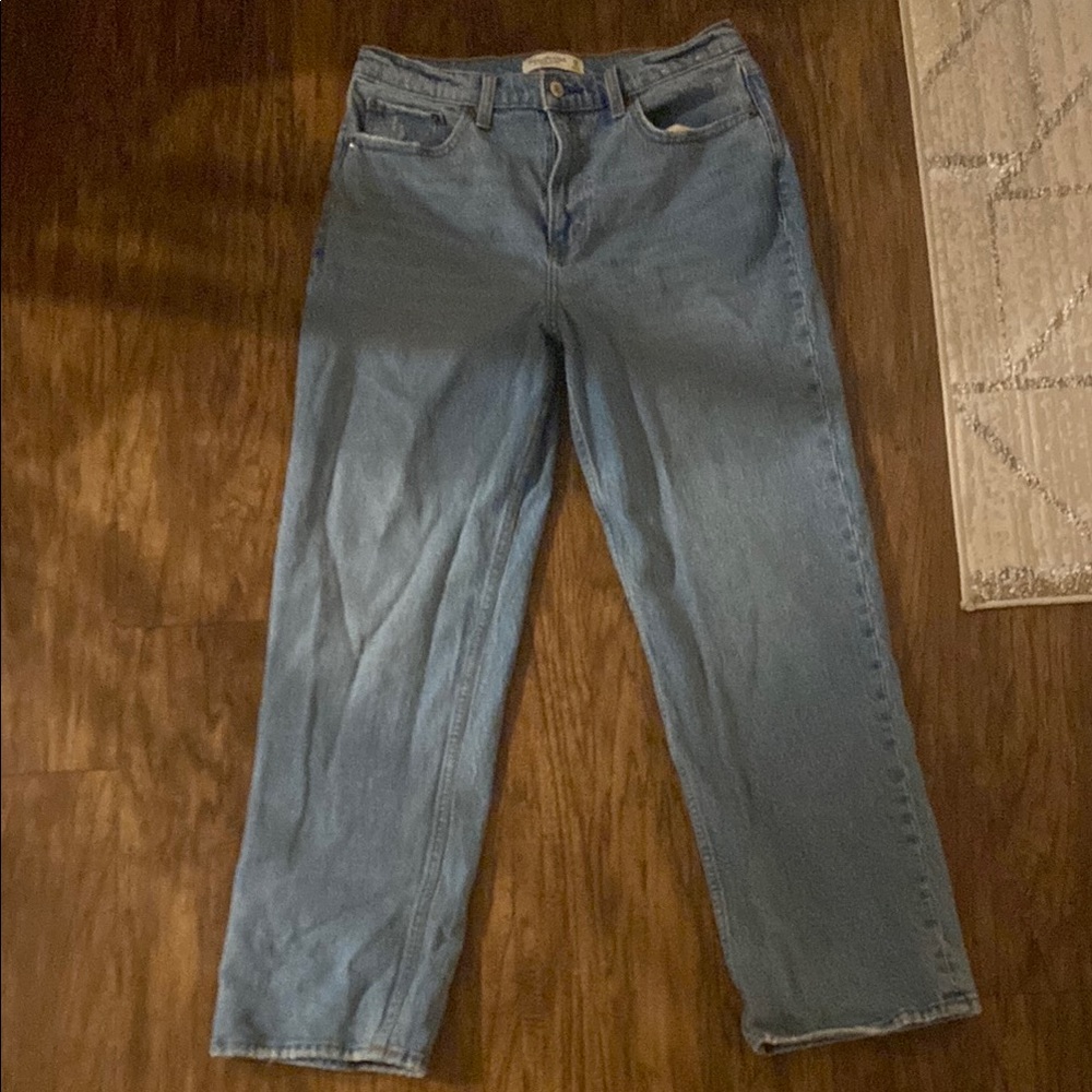 Abercrombie & Fitch Vintage High Rise Blue Jeans